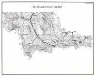 Beaverhead County - South, Lakeview, Brenner, Rocky Mountains, Medicine Lodge, Grayling, Armstead, Red Rock, Montana State Atlas 1950c